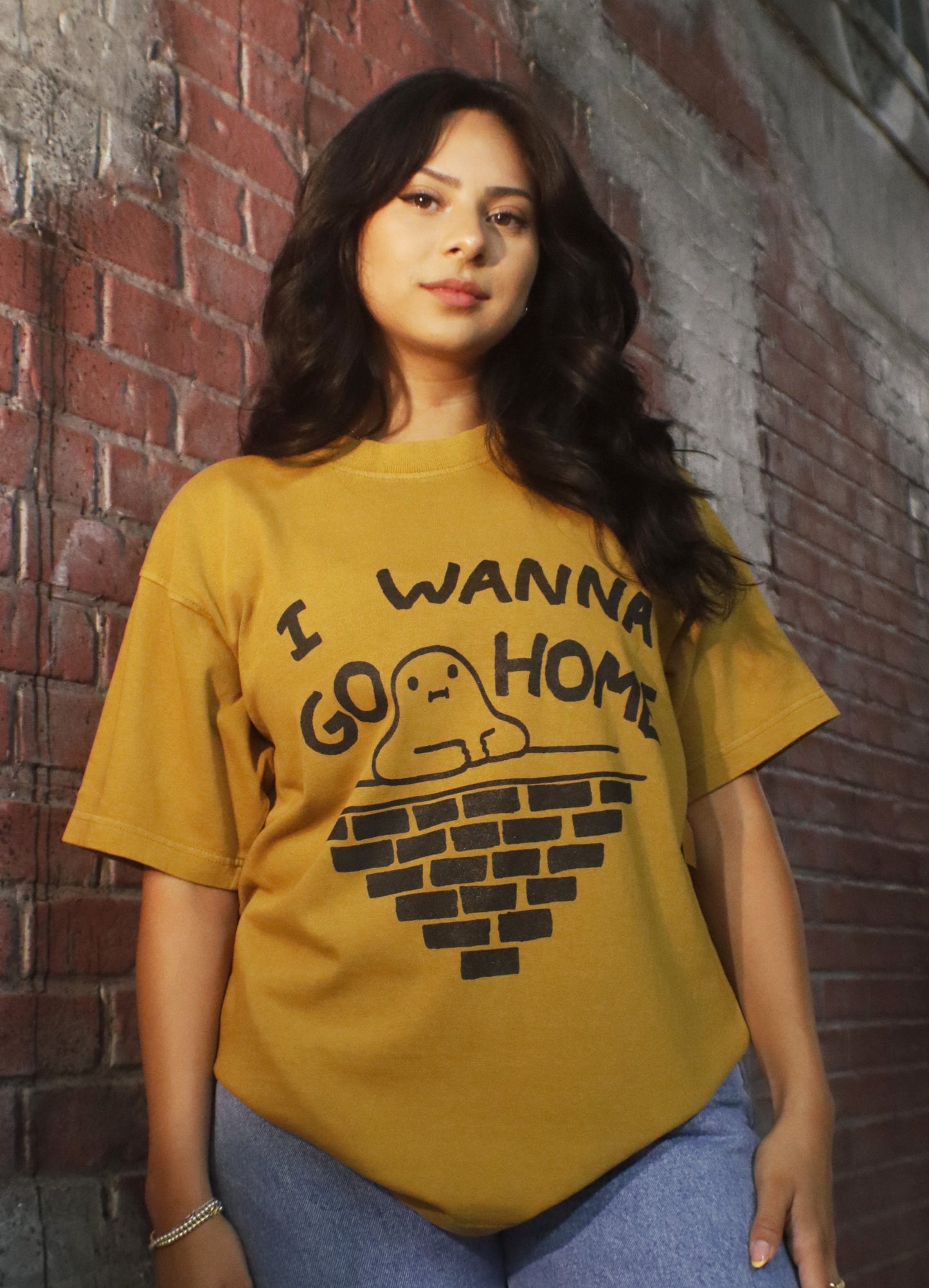 Wanna Go Home Heavy Tee